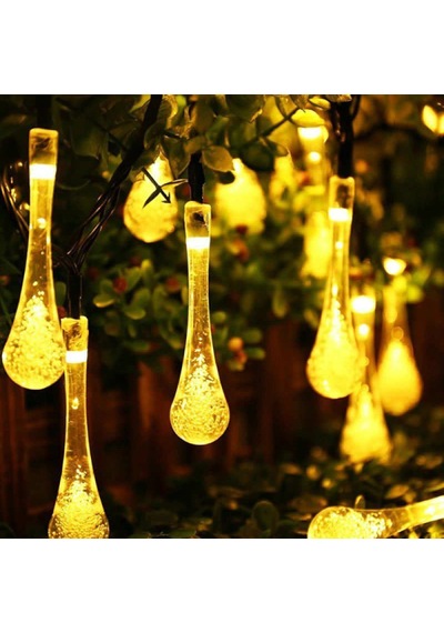 Yüksek Kalite Profesyonel Su Damlası Gün Işığı Led Işık 7 Metre 49led 220v Eklemeli Noel Ağacı Işığı