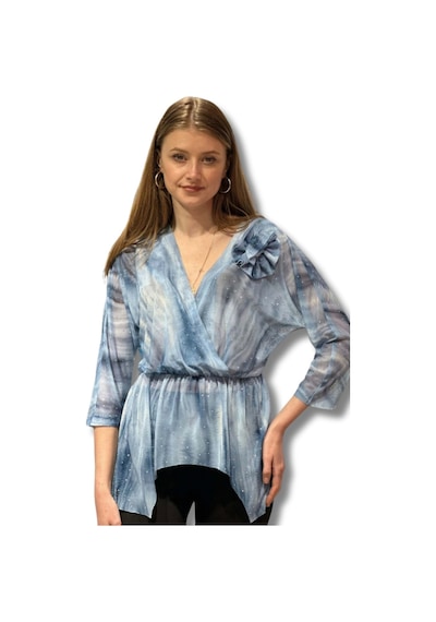 Favori Tekstil Dijital Baskı Şifon Boncuk İşlemeli Bluz 001 Favori Tekstil Dijital Baskı Şifon Boncuk İşlemeli Bluz 001