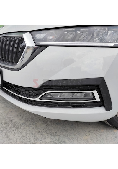 S-Dizayn Skoda Octavia A8 Krom Sis Çerçevesi 3 Prç. 2020 Üzeri