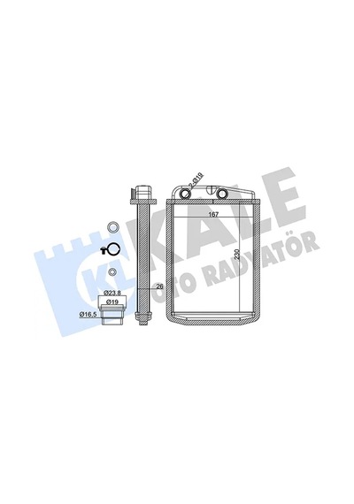 Kalorifer Radyatörü - Fiat Ducato - Kale-346845