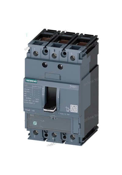 Sıemens 3va1180-4ee36-0aa0 3 Kutup Kompakt Tm220 36ka 56-80a