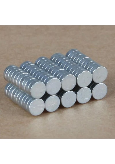 Neodyum Yuvarlak Mıknatıs-10X1.5Mm 5-12- 24-50-100-250-500 Adet 100 Adet