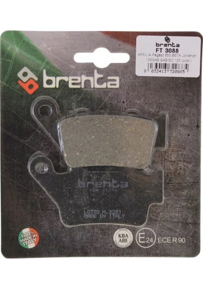 Honda Msx 125 Ön Fren Balata Brenta Made İn İtaly