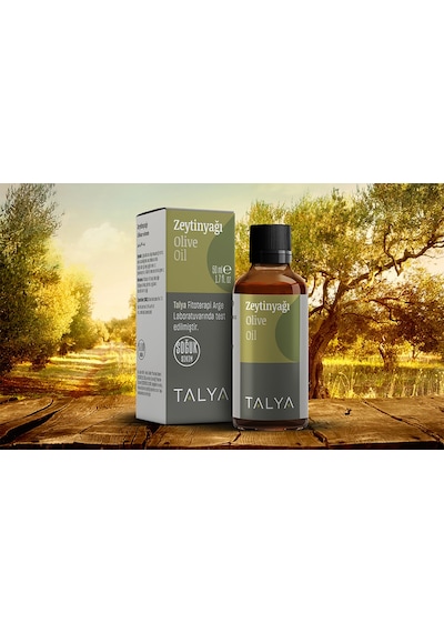 Talya Soğuk Sıkım %100 Saf ve Doğal Natural Zeytinyağı 50 ML