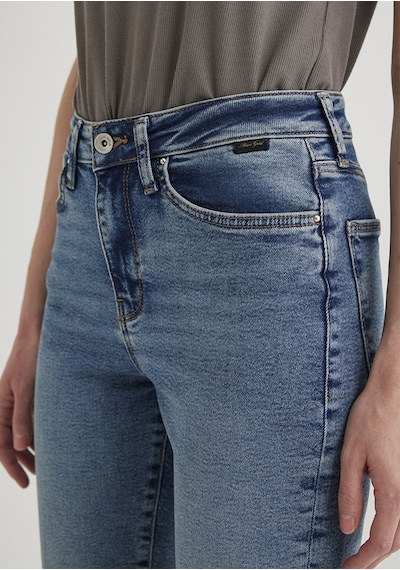 Mavi - Cindy Gold Shape Puslu Indigo Mavisi Jean Pantolon 100277-89183 Mavi