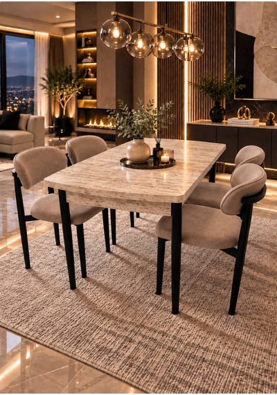 Sfm 80 X 130 Traverten Mutfak Masa Takımı Salon Takımı Masa Takımı Capicino - 924256561 Capicino Sfm 80 X 130 Traverten Mutfak Masa Takımı Salon Takımı Masa Takımı Capicino - 924256561 Capicino