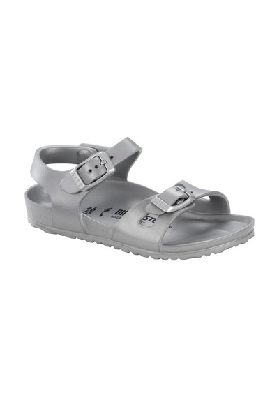 Birkenstock 1003533 Rıo Eva Metallic Silver Narrow Gümüş