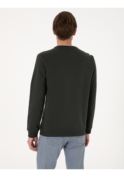 Pierre Cardin Erkek Koyu Yeşil Sweatshirt 50314978-vr079 Koyu Yeşil