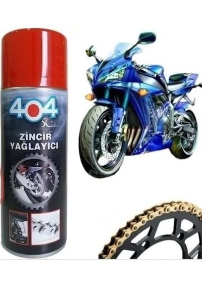404 Zincir Yağlama Bakım Spreyi 400 Ml - Motor Zinciri Yağlama