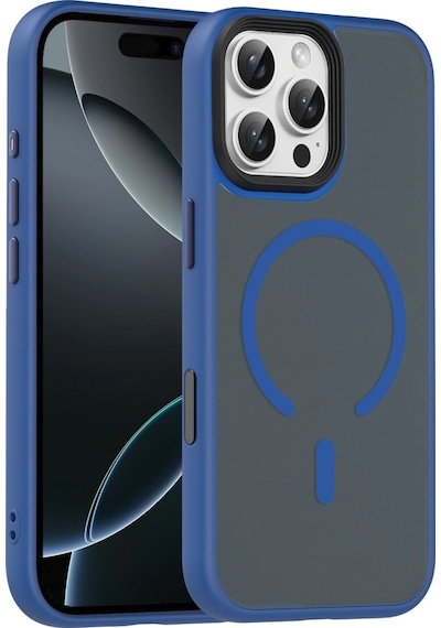 Joko Apple İphone 16 Pro Max Megane Magsafe Kapak - Lacivert 0.2M-Çok Renkli