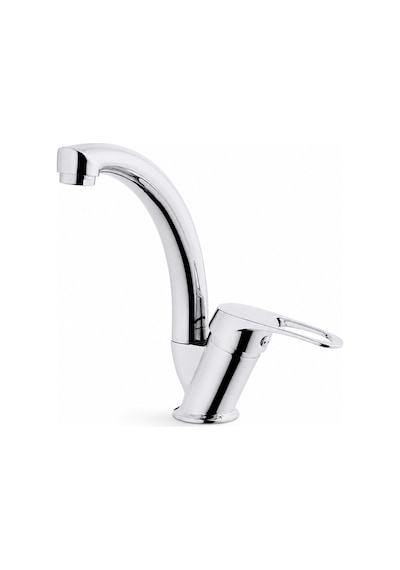 Purvex Home Klasik Kuğu Lavabo Bataryası Aç Kapa Eviye Musluğu Mutfak Ve Banyo Tezgah Üstü Krom Pirinç Musluk Batarya Seti Lüks Döner Borulu