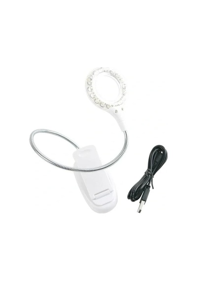 Powermaster Akrobat 3 Kademeli Şarjlı Masa Lambası Mg-1003 Beyaz