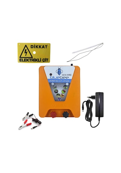 bluebee EC02 G12V Ç15000V 7.8joule Güç Ayarlı Elektrikli Çit Cihazı