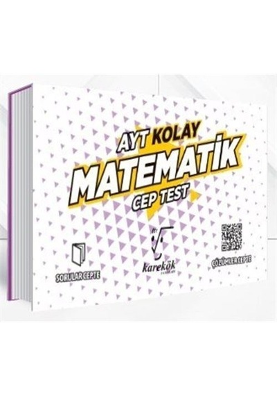 AYT Kolay Matematik Cep Test -  Karekök Eğitim Yayın