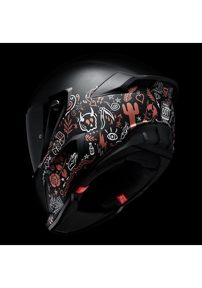 Ruroc At4.0 Street Inkwell Kapalı Kask Mat Siyah
