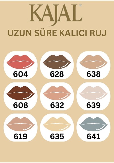 Uzun Süre Kalıcı Ruj & Long Lasting Lipstick No: 632 Pembe