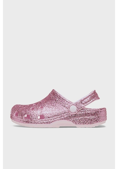 Crocs Classic Chunky Glitter Clog T Simli Terlik Kız Çocuk Terlik 211940-6zw Pembe