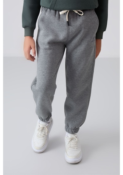Tommylife Standart Fit Basic 2li Paket Parlament-gri Melanj Erkek Çocuk Eşofman Alt - 11225 Gri Melanj - Lacivert