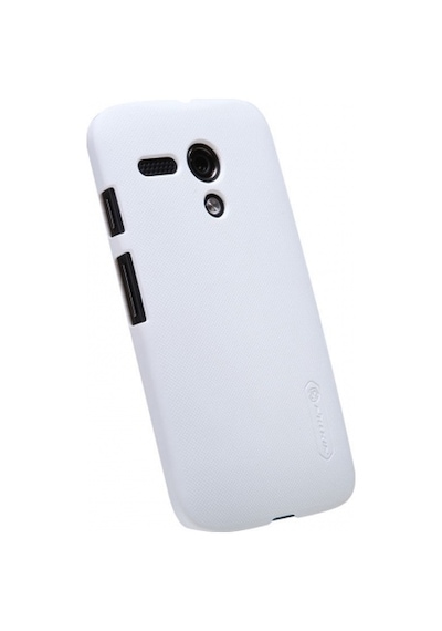 Nillkin Moto G İle Uyumlu Super Frosted Sert Kılıf Beyaz