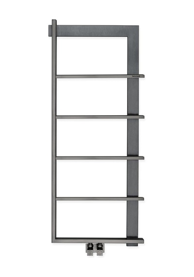 1200mm x 500mm Paslanmaz Çelik Step Fırça Mat İnox & Parlak Black Chrome Havlupan