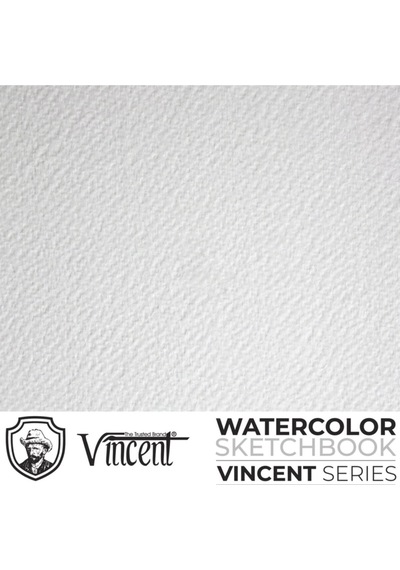 Vıncent Watercolor Sketchbook 300gr 9cmx18cm 10 Sayfa Suluboya Defteri