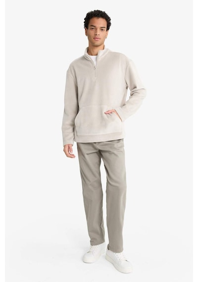 Defacto Beli Bağcıklı Wide Leg Pantolon F6131ax25augr169 Gri