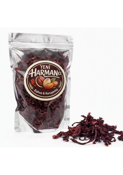 Yeni Harmancı Hibiskus Çiçeği Kurusu 200 Gr.
