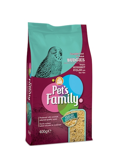 Pets - 3 - Famıly Muhabbet Yemi - Muratech - Soyulmuş 400g Diğer