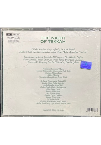 Plak Değildir Cd Dir Cd Mustafa Özoruç The Night Of Tekkah Ethn
