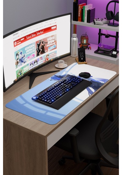 Clorinde Genshin Impact Anime Gacha V2 - 90x40 Xxl Gaming Mouse Pad Fare Altlığı