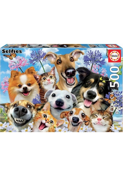 Educa Puzzle 500 Parça Güneşte Eğlence Selfies 17983