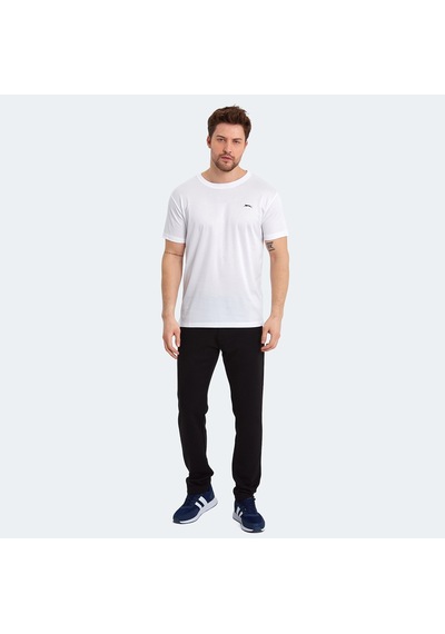 Slazenger Odalıs I Erkek Kısa Kol T-Shirt Beyaz St13Te118-000 001