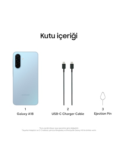 Samsung Galaxy A18 LTE 4 GB 128 GB (Samsung Türkiye Garantili)