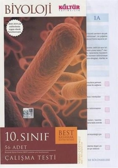 10.Sınıf Biyoloji Yaprak Test - Kültür Yayıncılık