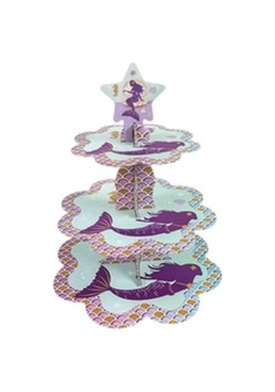 Kek Standı Deniz Kızı - Ve Cupcake