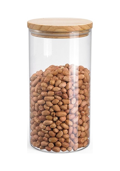 6'li Bambu Kapaklı Cam Baharatlık Seti Vakum Kapak, 6 Adet Bambu Kapaklı Cam Kavanoz & Baharat Takımı & Baharatlık Genel