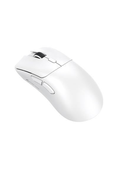 R1 59g Superlıght Fare, Pixart Paw3311 Oyun Sensörü, Bt/2.4g Kablosuz/kablolu Oyun Faresi, 18000'e Kadar 6 Ayarlanabilir Dpı, 65 Saat Pil Beyaz