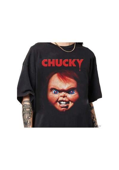 Tarzsokak Chucky Erkek Chucky Çocuk Oyun Büyük Yüz T-shirt Erkekler Kadınlar Için % 100% Pamuk T Shirt Çok Renkli Tarzsokak Chucky Erkek Chucky Çocuk Oyun Büyük Yüz T-shirt Erkekler Kadınlar Için % 100% Pamuk T Shirt Çok Renkli