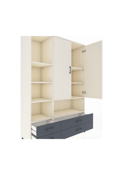 Hyperion Dolap 8 Raflı 4 Çekmeceli 2 Kapaklı 132x44x195 Aytaşı-aytaşı/antrasit Aytası/antrasıt Hyperion Dolap 8 Raflı 4 Çekmeceli 2 Kapaklı 132x44x195 Aytaşı-aytaşı/antrasit Aytası/antrasıt
