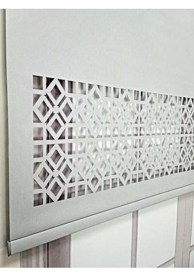 Stor Perde Desenli Lazer Kesim Kalın Kumaşlı Ml104