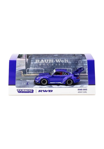 Tarmac Works 1/64 Rwb 993 Army Gırl Blue