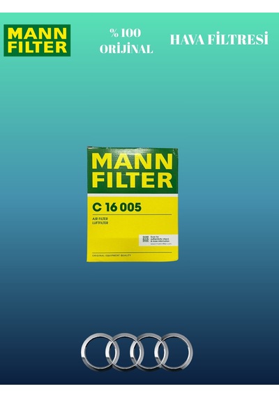 Mann Fılter C16005 Hava Filtresi Audi 2011üzeri A6-3.0 Tdi