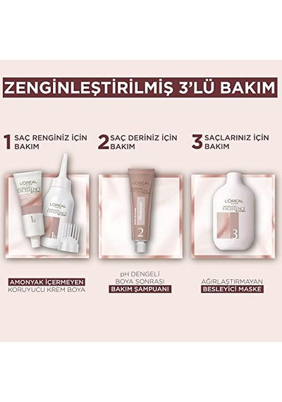 L'oreal Paris Excellence Creme Nude Renkler Saç Boyası - 8u Nude Koyu Sarı