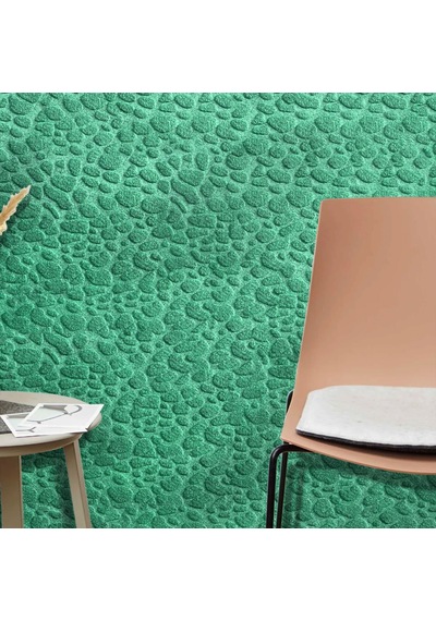 Tink 3d Kendinden Yapışkanlı Akustik Keçe Panel Leopar Desenli 52x98 Cm 10 Adet 5 M² Yeşil