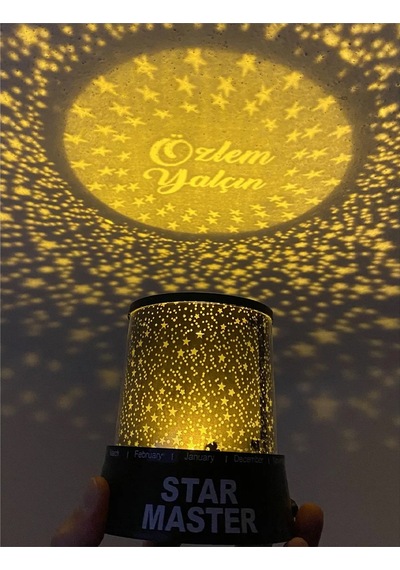 İsme Özel Star Master Projeksiyonlu Gece Lambası Diğer