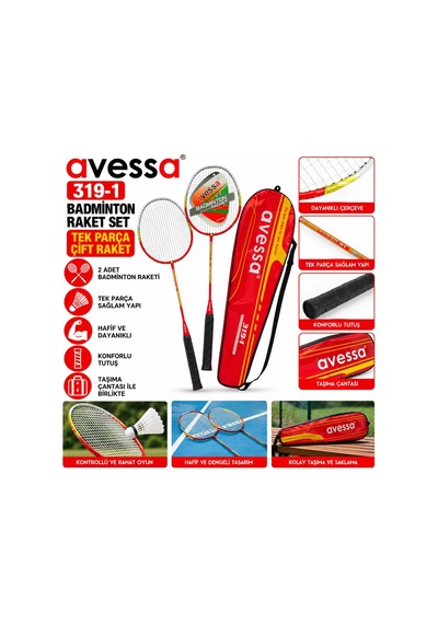 Avessa 319-1 Badmington Raketi Seti