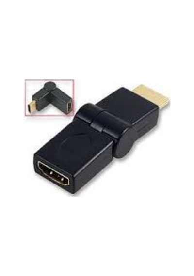 Hdmı L Aparat-Hdmı 180 Derece Dirsek Adaptör Hdmı Erkek Dişi
