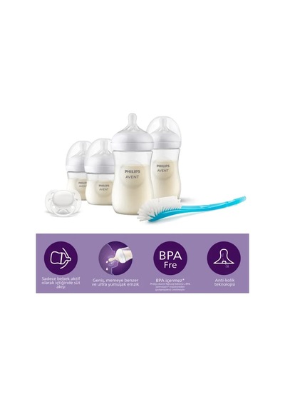 Doğal Tepkili Natural Response Pp Hoşgeldin Bebek Hediye Seti Çok Renkli