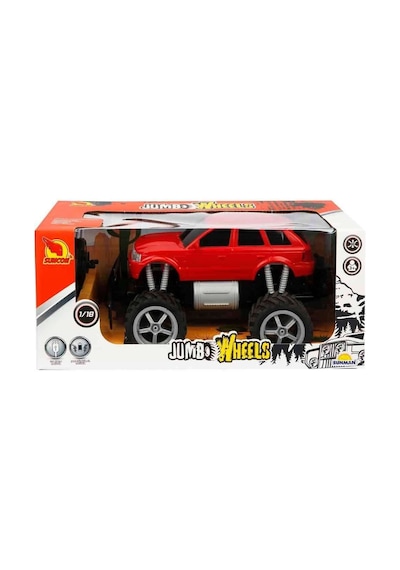 80012 1:18 Uzaktan Kumandalı Jumbo Wheels Usb Şarjlı Araba