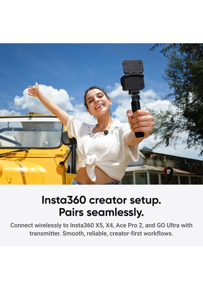 Mic Air 1 Tx + 1 Rx , Gürültü Engelleme, 300 M Menzil, Usb-c İphone/android/pc/mac İçin Kablosuz Mikrofon, Vlog, Akış